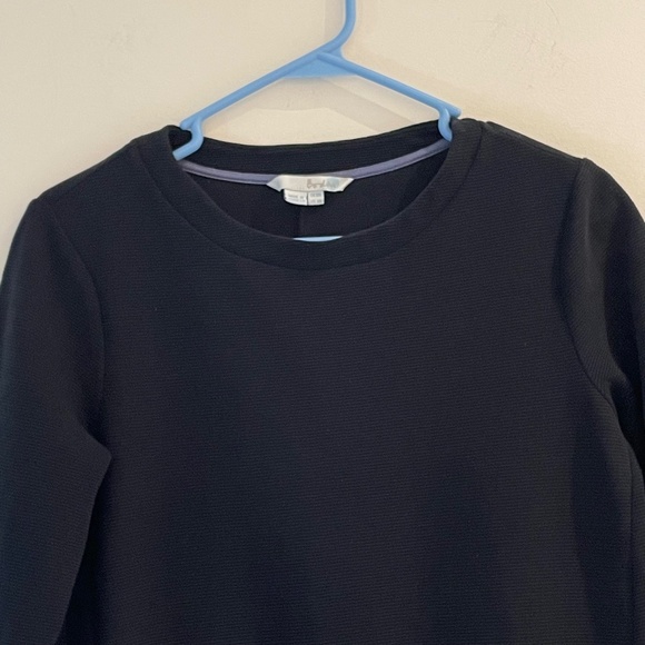 Boden Ottoman Ribbed Knit Sheath A-Line Black Workwear Dress size US 6R - Picture 4 of 14